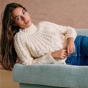 Sezane Diego Jumper - Ecru (Size XS)